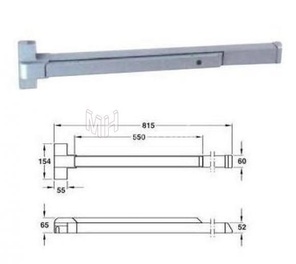 CERRADURA ANTIPANICO TOUCH-BAR Marca 