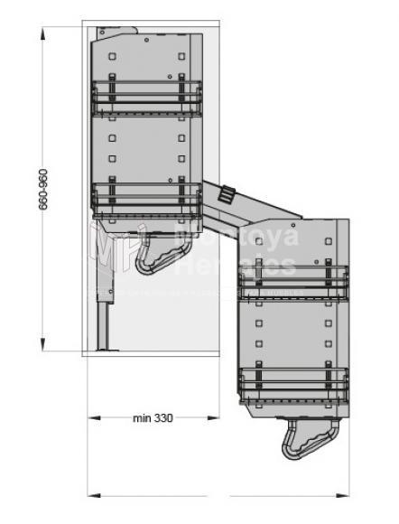 ELEVADOR PARA ALACENAS Marca 