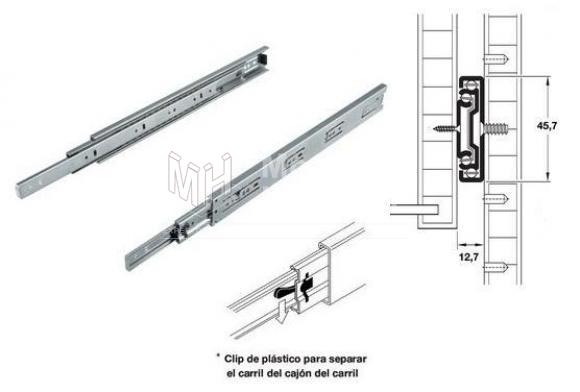 GUIA DE BOLILLAS DE SOBREEXTRACCION (TELESCOPICAS) Marca 