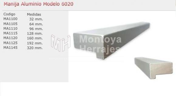 MANIJA ALUMINIO 6020 Marca 