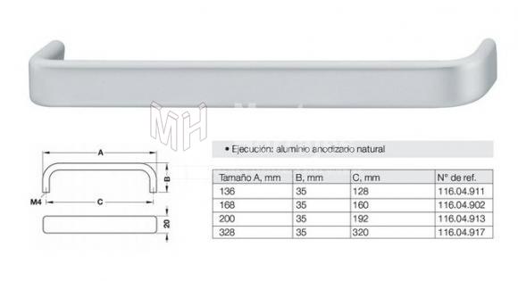 MANIJA HAFELE 116.04 Marca 