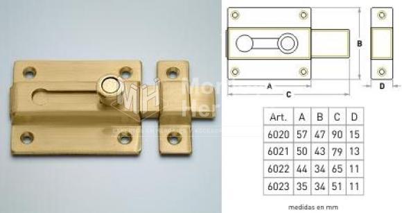 PASADOR 6020/21/22/23 Marca 