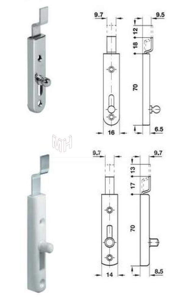PASADOR PARA MUEBLES HAFELE Marca 