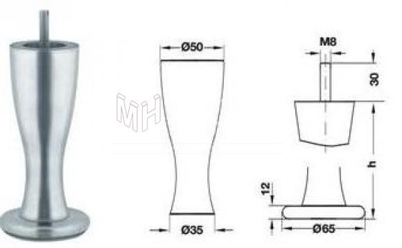 PATA 634.51.251 HAFELE Marca 