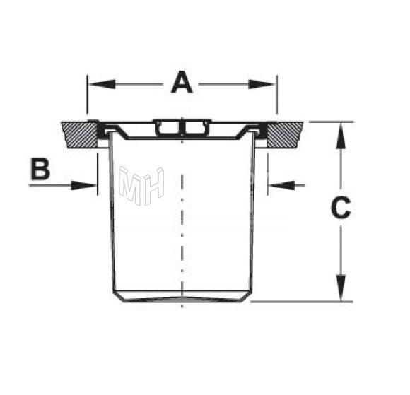 PORTA RESIDUOS HAFELE SOBRE MESADA Marca 