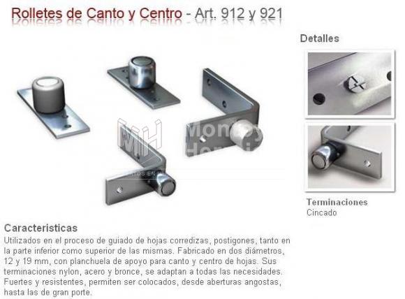 ROLLETES DE CANTO Y CENTRO Marca 